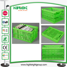 Caja plegable de plástico para almacenamiento de libros